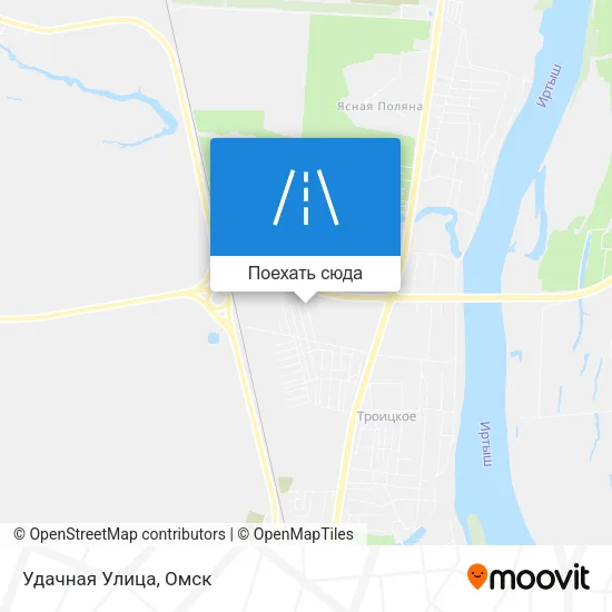 Карта Удачная Улица