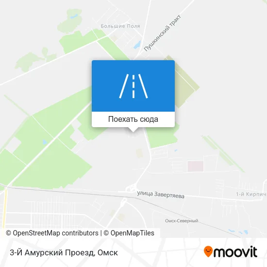 Карта 3-Й Амурский Проезд