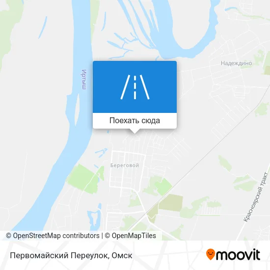 Карта Первомайский Переулок