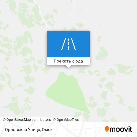 Карта Орловская Улица