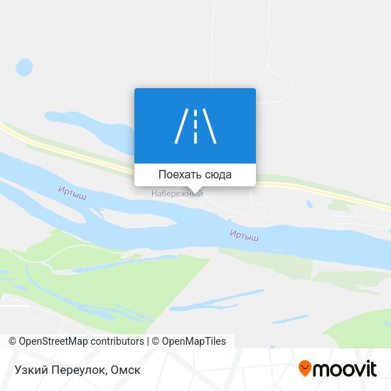 Карта Узкий Переулок