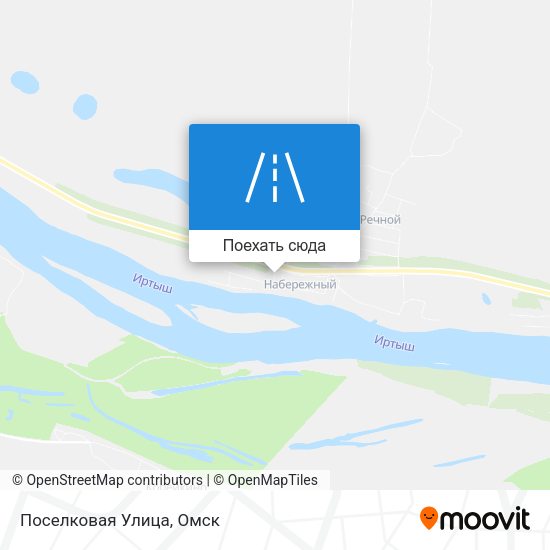 Карта Поселковая Улица