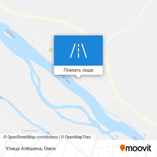 Карта Улица Алёшина