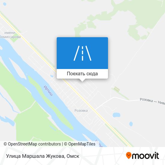 Карта Улица Маршала Жукова