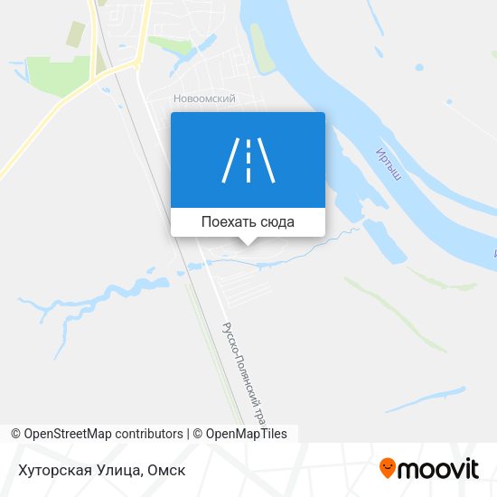 Карта Хуторская Улица