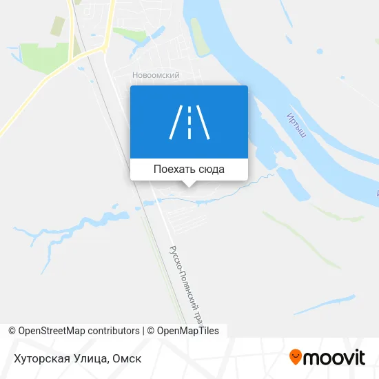 Карта Хуторская Улица