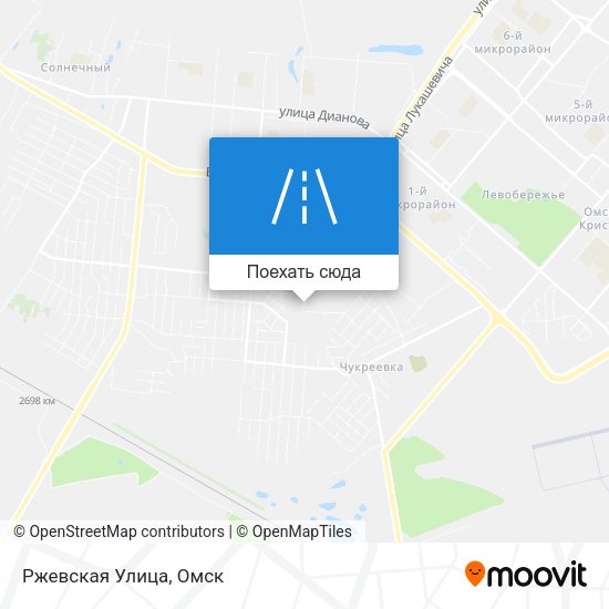 Карта Ржевская Улица