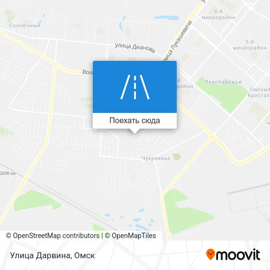 Карта Улица Дарвина