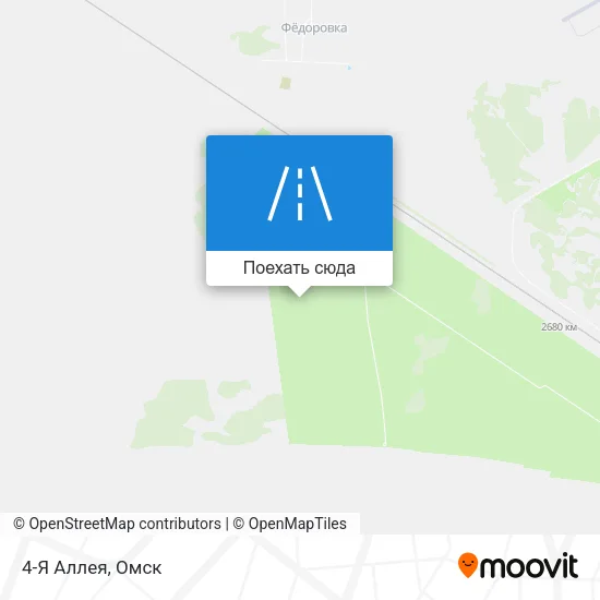 Карта 4-Я Аллея