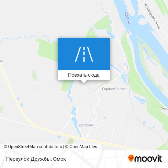 Карта Переулок Дружбы