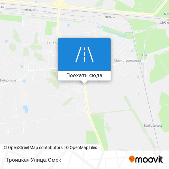 Карта Троицкая Улица