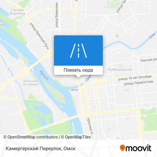 Карта Камергерский Переулок