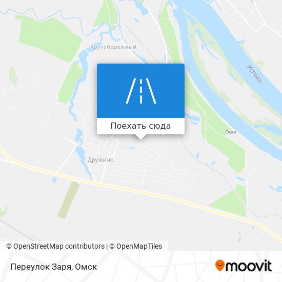 Карта Переулок Заря