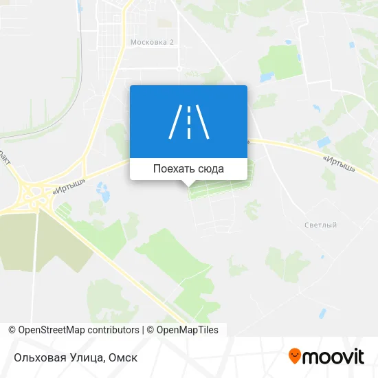 Карта Ольховая Улица