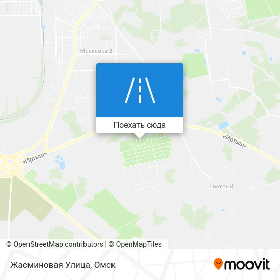 Карта Жасминовая Улица