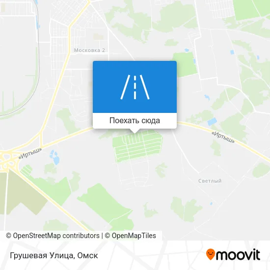 Карта Грушевая Улица