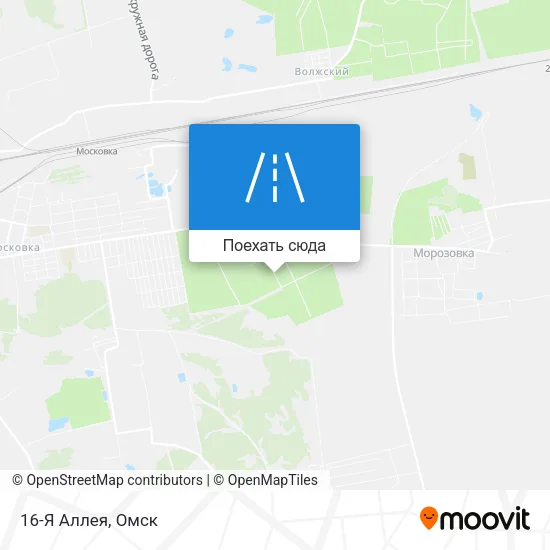 Карта 16-Я Аллея