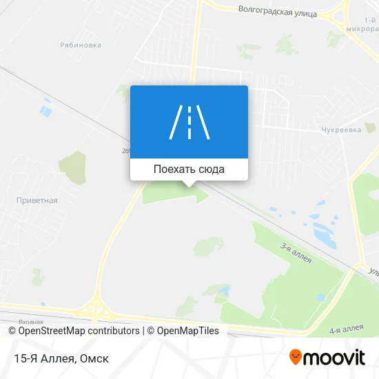 Карта 15-Я Аллея