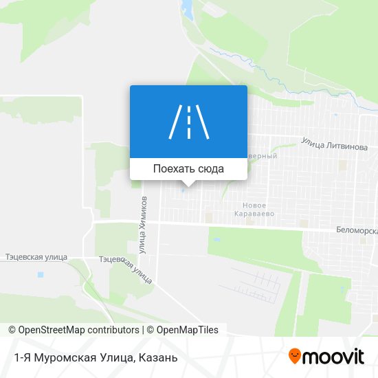 Карта 1-Я Муромская Улица