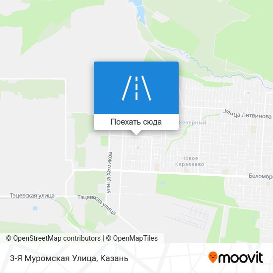 Карта 3-Я Муромская Улица