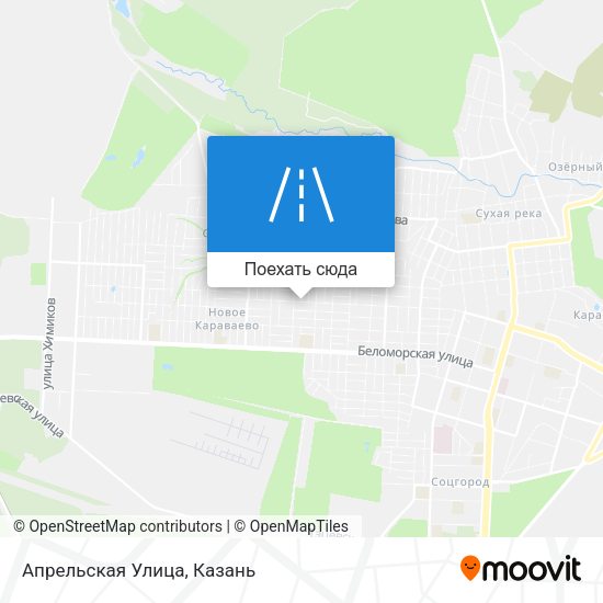 Карта Апрельская Улица