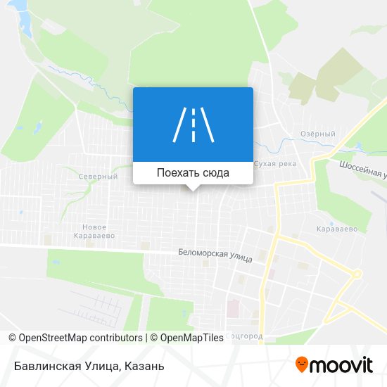 Карта Бавлинская Улица