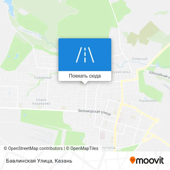 Карта Бавлинская Улица