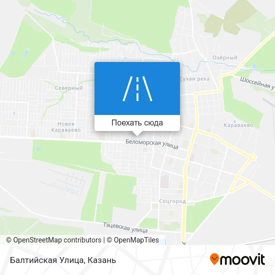Карта Балтийская Улица