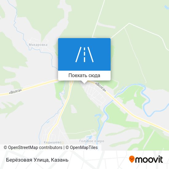 Карта Берёзовая Улица