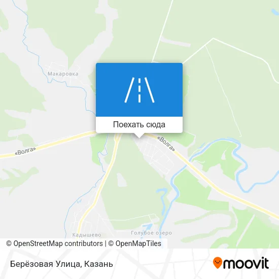 Карта Берёзовая Улица