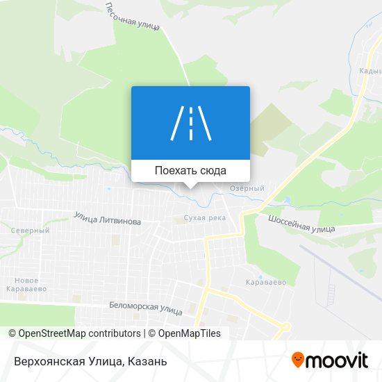 Карта Верхоянская Улица