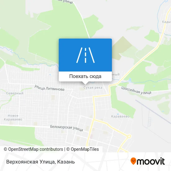 Карта Верхоянская Улица