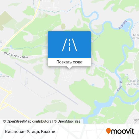Карта Вишнёвая Улица