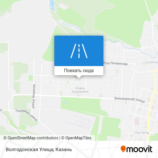 Карта Волгодонская Улица