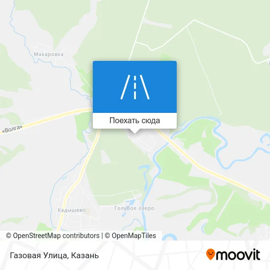 Карта Газовая Улица