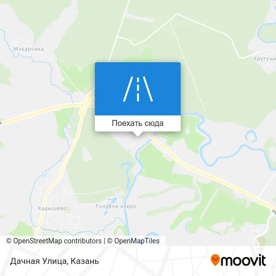 Карта Дачная Улица