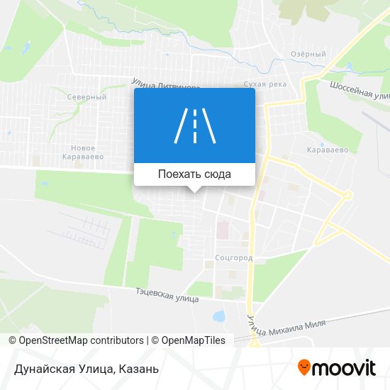 Карта Дунайская Улица