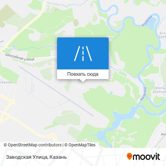 Карта Заводская Улица