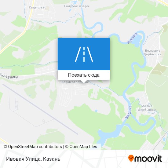 Карта Ивовая Улица
