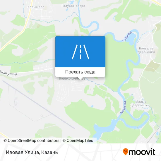 Карта Ивовая Улица