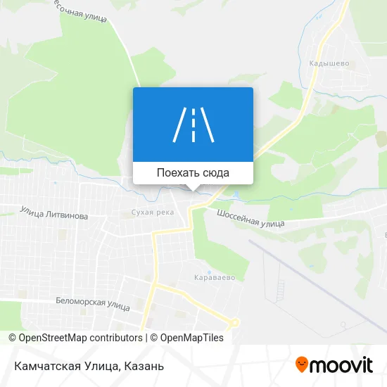 Карта Камчатская Улица
