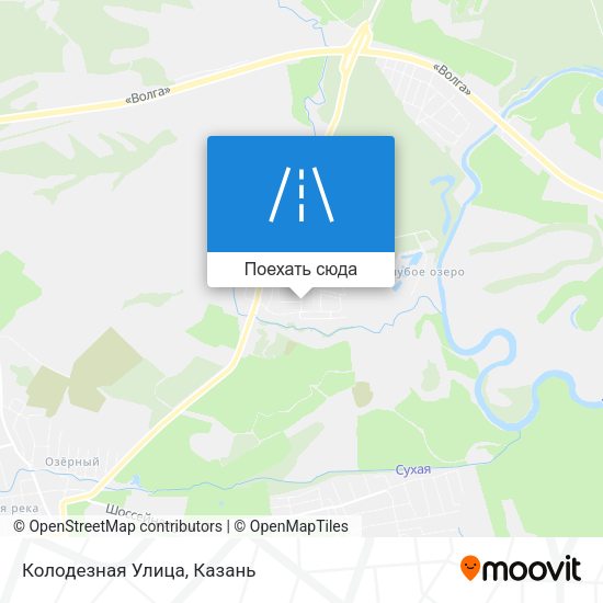 Карта Колодезная Улица