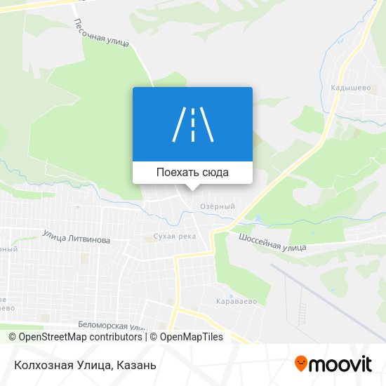 Карта Колхозная Улица