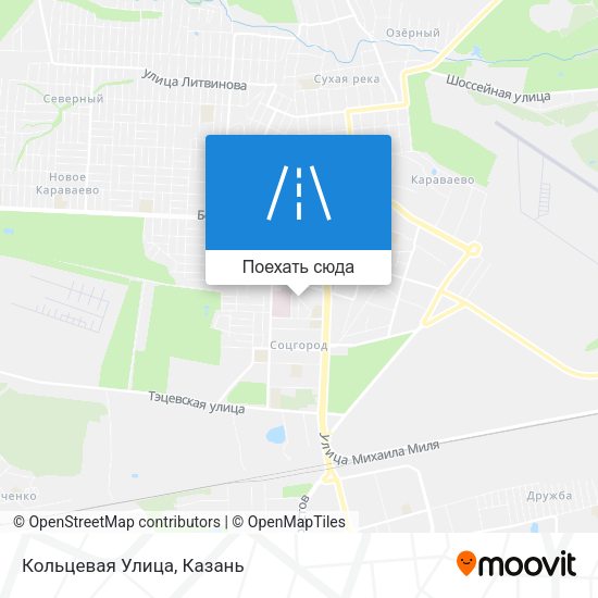 Карта Кольцевая Улица