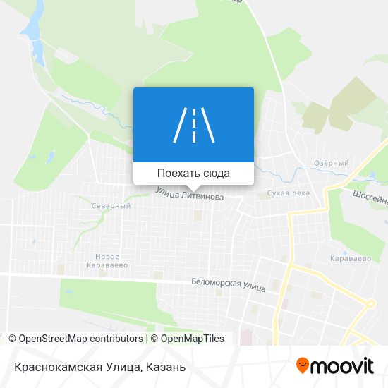 Карта Краснокамская Улица