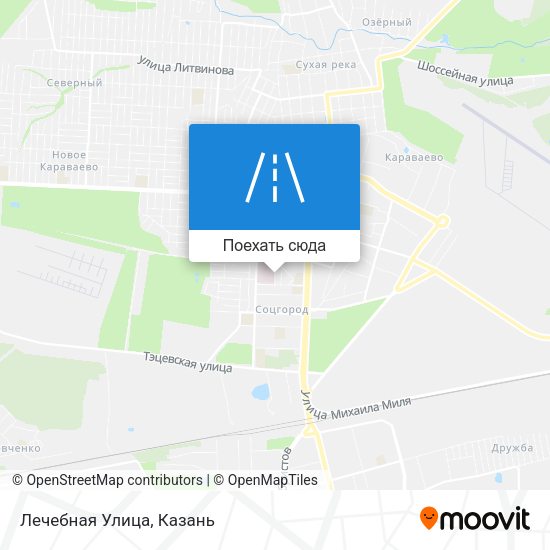 Карта Лечебная Улица