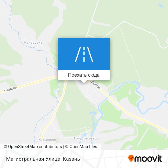 Карта Магистральная Улица
