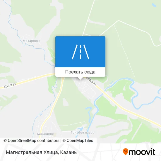 Карта Магистральная Улица