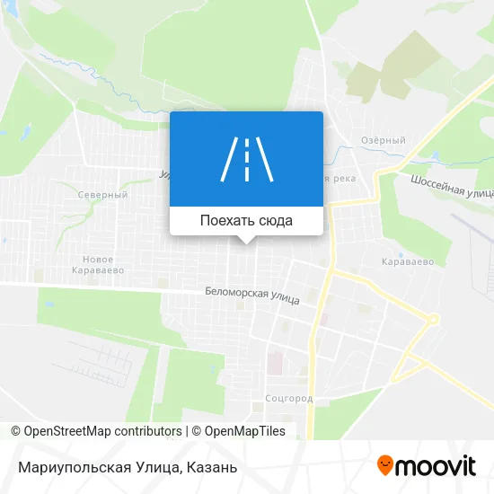 Карта Мариупольская Улица