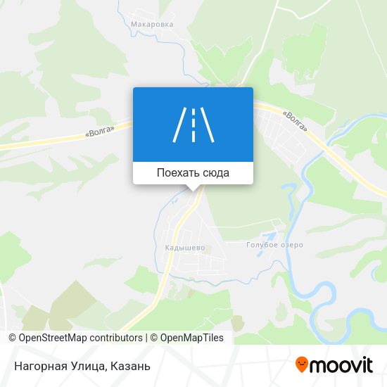 Карта Нагорная Улица